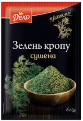 Кріп сушений Деко 6г